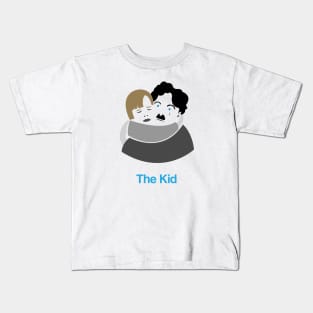 The Kid Charlie Chaplin Minimal Movie Fan Art 20s Cinema Kids T-Shirt